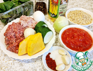 Мясные фрикадельки с пастой "Орзо"