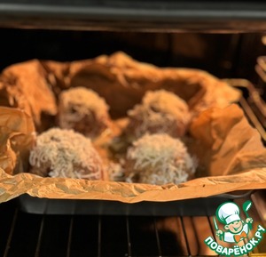 Мясные колобки с начинкой