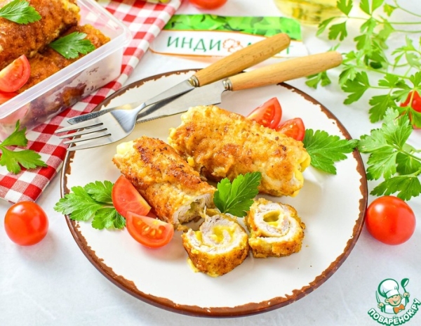 Мясные рулеты для перекуса Мясные рулеты для перекуса