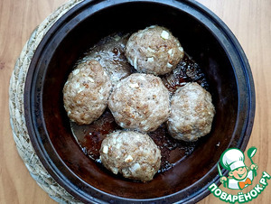 Мясные запечённые гречаники