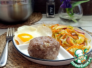 Мясные запечённые гречаники