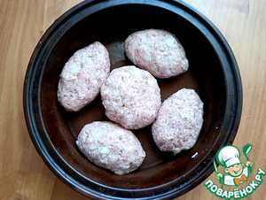 Мясные запечённые гречаники