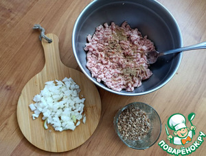 Мясные запечённые гречаники