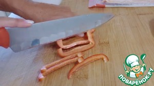 Мясо в беконе с сочной начинкой