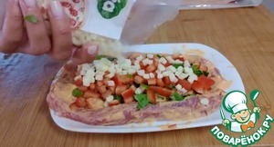 Мясо в беконе с сочной начинкой