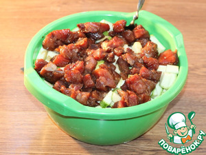 Мясо в соусе терияки с овощами Мясо в соусе терияки с овощами