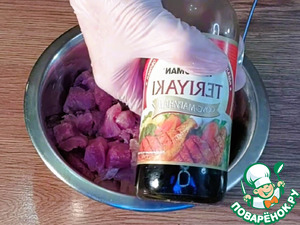Мясо в соусе терияки с овощами Мясо в соусе терияки с овощами