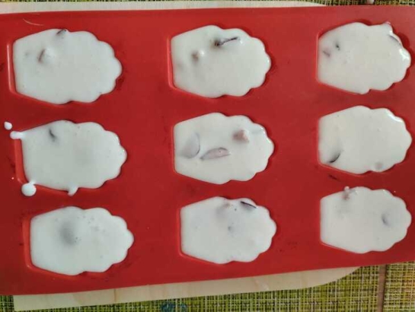 Мятное бланманже с черешней#пушкинкулинар