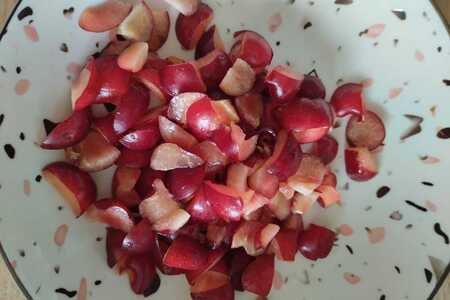 Мятное бланманже с черешней#пушкинкулинар