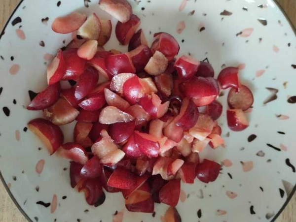 Мятное бланманже с черешней#пушкинкулинар