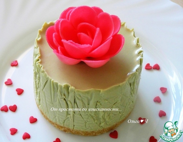 Мятный мини-чизкейк Мятный мини-чизкейк