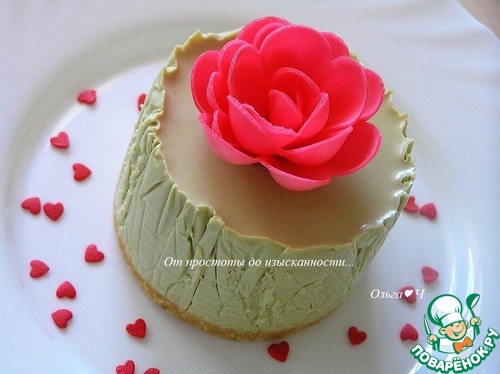 Мятный мини-чизкейк Мятный мини-чизкейк