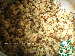 Мятный салат из киноа с зеленью