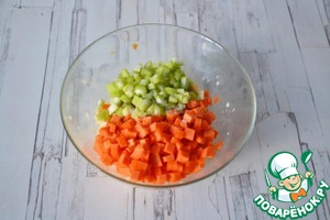 Молодой петелин с сельдереем в духовке Молодой петелин с сельдереем в духовке