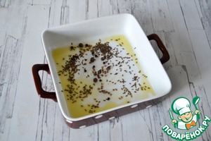 Молодой петелин с сельдереем в духовке Молодой петелин с сельдереем в духовке