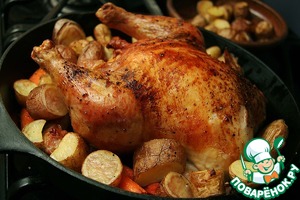 Молодой петелин с сельдереем в духовке Молодой петелин с сельдереем в духовке