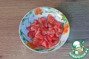 Молодые кабачки с салатной заправкой