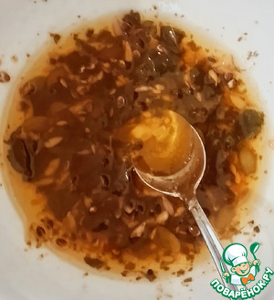 Морковь с харисой и лабне с манго
