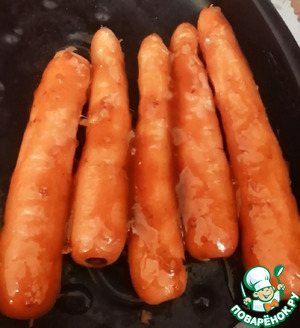 Морковь с харисой и лабне с манго