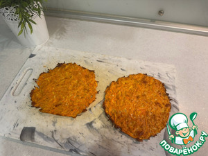 Морковно-сырные лепешки