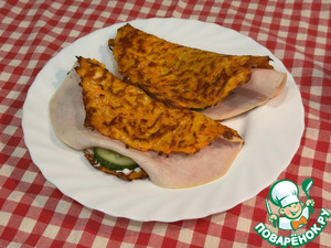 Морковно-сырные лепешки