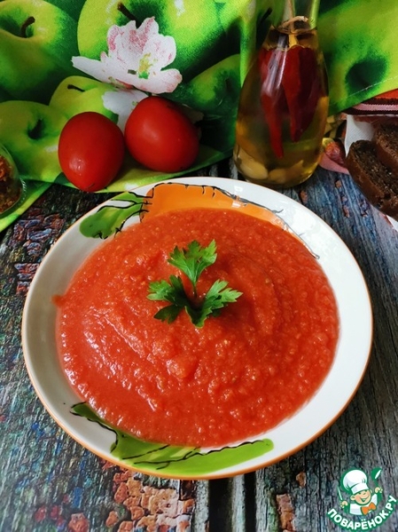 Морковно-томатный суп-пюре Морковно-томатный суп-пюре