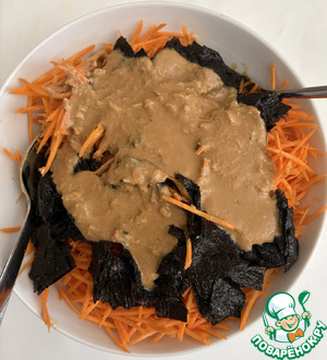 Морковный салат с нори Морковный салат с нори