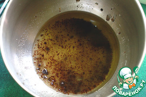 Морковный торт с вишней и карамелью