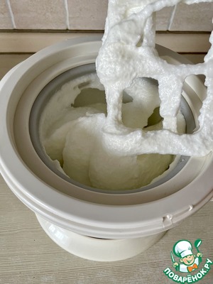 Мороженое с ксантановой камедью