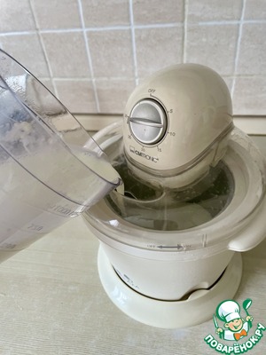 Мороженое с ксантановой камедью