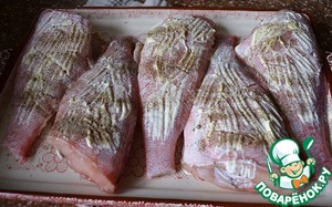Морской окунь в духовке Морской окунь в духовке