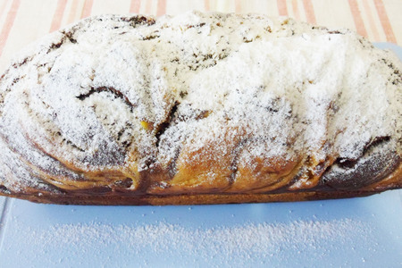 Мраморный тыквенный кекс