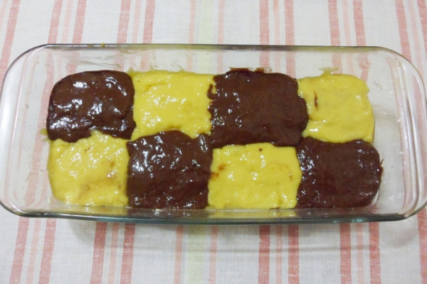 Мраморный тыквенный кекс