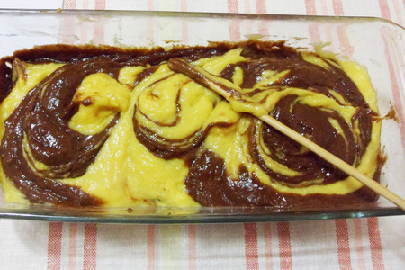 Мраморный тыквенный кекс