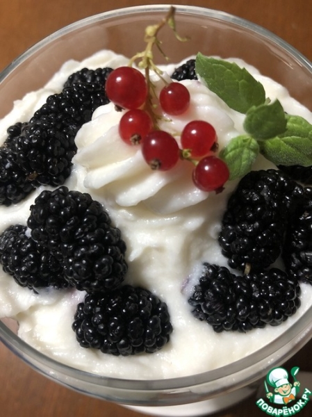 Мусс или крем без яиц