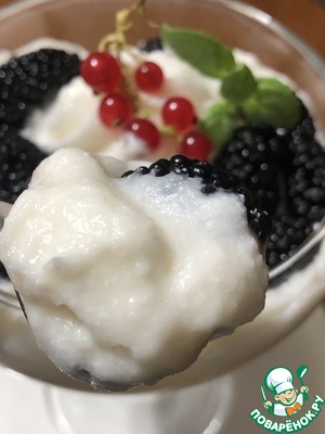 Мусс или крем без яиц