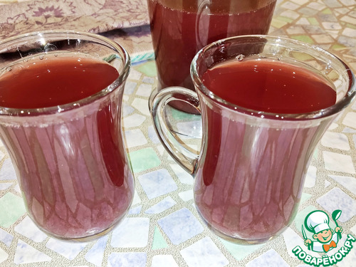 Мусс из яблок и черноплодки