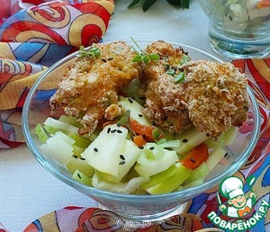 Наггетсы из индейки с овощами Наггетсы из индейки с овощами