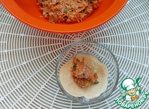 Наггетсы из индейки с овощами Наггетсы из индейки с овощами