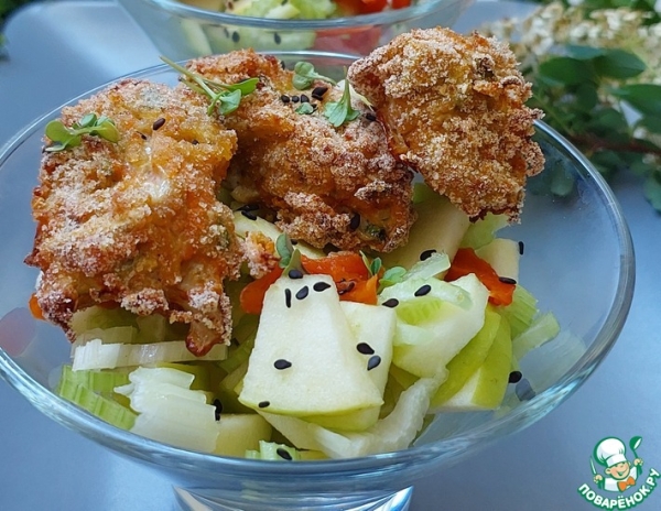 Наггетсы из индейки с овощами Наггетсы из индейки с овощами