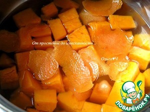 Напиток из тыквы и грейпфрута