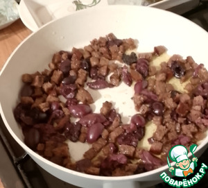 Натёртые помидоры, фасоль с оливковой пангритатой Натёртые помидоры, фасоль с оливковой пангритатой