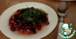 Натёртые помидоры, фасоль с оливковой пангритатой Натёртые помидоры, фасоль с оливковой пангритатой