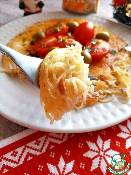 Неаполитанская фриттата с тунцом Неаполитанская фриттата с тунцом