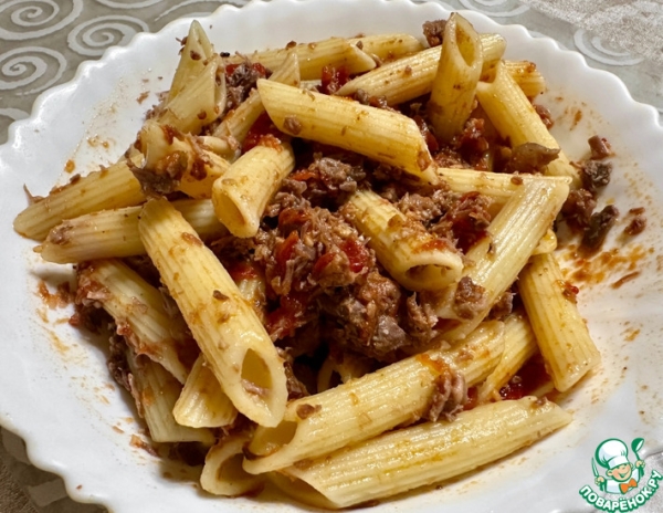 Неаполитанский акцент в макаронах по-морскому Неаполитанский акцент в макаронах по-морскому