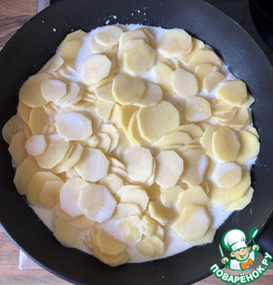Немецкая картофельная запеканка с беконом
