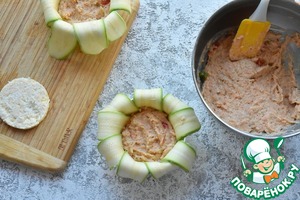 Нежное суфле из индейки с кабачком