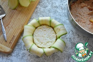 Нежное суфле из индейки с кабачком