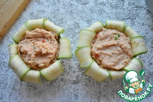 Нежное суфле из индейки с кабачком