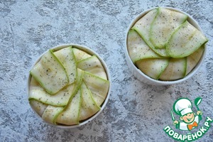 Нежное суфле из индейки с кабачком